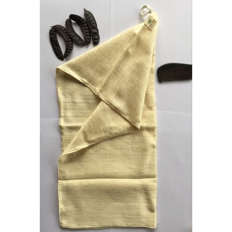  Khăn ủ tóc tơ tằm _4 lớp tơ 