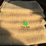  Khăn mặt tơ tằm (Dệt lên sợi tơ)_Organic_Silk_Towel 30x45cm 