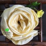  Khăn choàng dài tơ tằm màu nguyên bản 