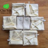  Khăn ủ tóc tơ tằm _4 lớp tơ 