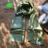  Khăn choàng tơ dệt đan mắt kiểu thổ cẩm 
