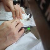  Váy tơ tằm màu trắng nguyên bản dáng xòe 