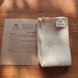  Khăn mặt tơ tằm may 2 lớp 