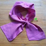  Khăn quàng Nơ lụa tơ tằm- 2 lớp 