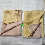  Bộ vỏ chăn gối lụa tơ tằm nguyên chất 2 màu:  Vàng- Be 