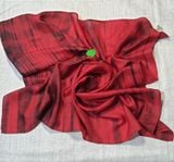  Khăn lụa vuông loang loại dầy 