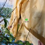  Bộ quần tơ vàng + áo lụa vàng 