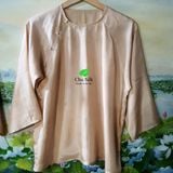  Áo lụa tơ tằm màu be 