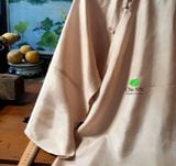  Áo lụa tơ tằm màu be 