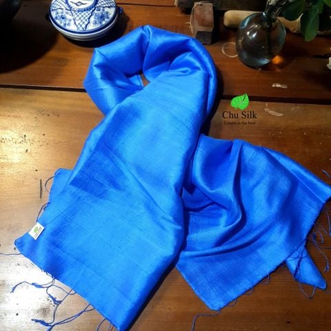  Khăn quàng cổ tơ tằm thủ công đã nhuộm màu 