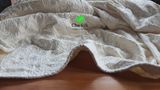  Chăn tơ tằm chần ruột tơ nguyên tấm to màu trắng hình quả trám đôi 1.5kg, 2*2.2m 