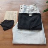  Áo sơ mi lụa đen 
