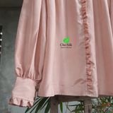  Áo lụa tơ tằm cổ bèo 