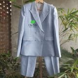  Bộ vest đũi tơ tằm dành cho nữ 