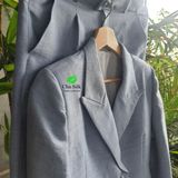  Bộ vest đũi tơ tằm dành cho nữ 