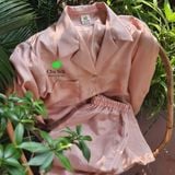  Bộ ngủ Pijama dài tay lụa tơ tằm 100% 