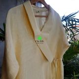  Áo tơ tằm nguyên bản dáng Kimono buộc dây 