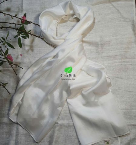  Khăn lụa tơ tằm dài size 90*190cm cho tập thể đông người 