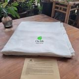  Vỏ chăn lụa tơ tằm nguyên chất_Màu trắng: 