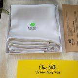  Vỏ gối lụa tơ tằm cao cấp Chu Silk size 50*70cm- Vỏ gối lụa nguyên chất định lượng 19 momme thuần Việt Nam 