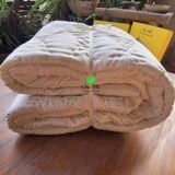  Chăn đơn tơ tằm 1.6*2m màu trắng nặng 2kg tơ (Chăn tơ tằm chần ruột tơ nguyên tấm to) 