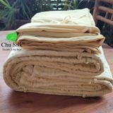 Chăn tơ lồng vỏ lụa_ruột chăn tơ tằm do con tằm tự dệt và vỏ để lồng ruột chăn 