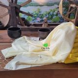  Khăn choàng dài tơ tằm màu nguyên bản 