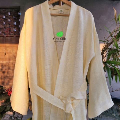  Áo choàng tắm tơ tằm 