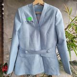  Bộ vest đũi tơ tằm mẫu mới 