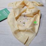  Khăn lụa vuông tơ tằm thêu tay 