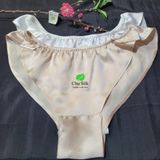  QUẦN CHIP 100% TƠ TẰM 19MM DÁNG LÁ SEN 