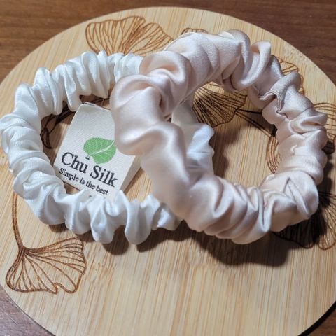  Dây buộc tóc, cột tóc lụa tơ tằm cao cấp, 100% tự nhiên bảo vệ tóc chắc khỏe và ngăn ngừa xơ rối tóc 