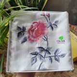  Khăn choàng tơ nguyên bản thêu tay 
