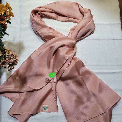  Khăn lụa tơ tằm dài size 90*190cm cho tập thể đông người 