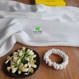  Váy lụa tơ tằm đi biển mùa hè may 2 lớp, dáng suông, cúc ngọc trai+ khóa kéo sau 