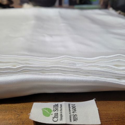  Vỏ chăn lụa tơ tằm cao cấp Chu Silk - Vỏ chăn lụa nguyên chất định lượng 19 momme thuần Việt Nam 