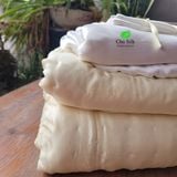  Set/bộ vỏ chăn+ ruột chăn+ ga+ vỏ gối lụa tơ tằm cao cấp Chu Silk - Set vỏ chăn+ ruột chăn+ ga+ vỏ gối lụa nguyên chất định lượng 19 momme thuần Việt Nam 
