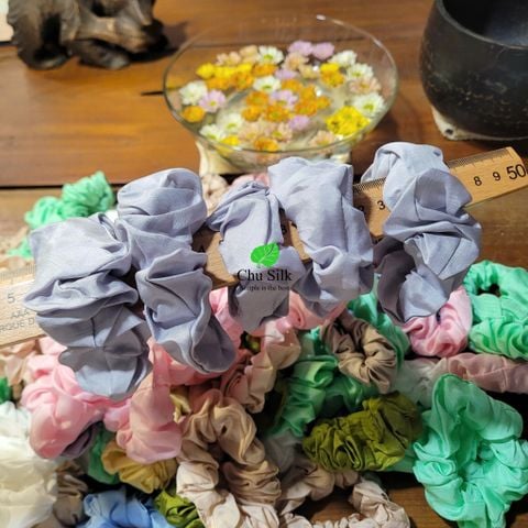  Dây buộc tóc tơ tằm tự nhiên 