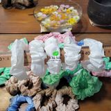  Dây buộc tóc tơ tằm tự nhiên 