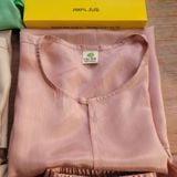  Bộ đồ lụa tơ tằm 100% tự nhiên tay lỡ_ bộ đồ lụa tơ tằm mùa hè 