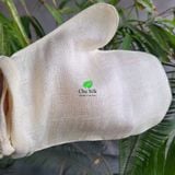  Đôi găng tay tắm tơ tằm_găng tay tẩy tế bào chết tơ tằm 