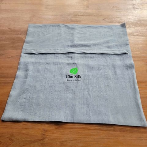  Vỏ gối tựa lưng sofa chất liệu đũi tơ tằm size 45*45cm 