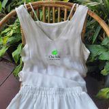 Bộ đồ ngủ lụa 100% tơ tằm tự nhiên định lượng dầy 19momme 