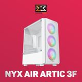  Vỏ case máy tính Xigmatek NYX Air Arctic 3F - Trắng , 3Fan RGB 
