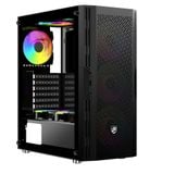  Case Vitra Saphira NX11 3FRGB E-ATX Black (E-ATX/Mid Tower/Kem 3fan RGB) 
