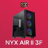  Vỏ case máy tính XIGMATEK NYX AIR II 3F (EN41952) - GAMING M-ATX, KÈM 03 FAN XIGMATEK X22F 