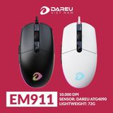  Chuột Gaming DAREU EM911 (RGB, DareU BRAVO) 911 