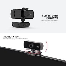  Webcam Livestream Chuyên Nghiệp FANTECH C30 LUMINOUS 4MP Hỗ Trợ Quay Chất Lượng 2K - Hãng Phân Phối Chính Thức 