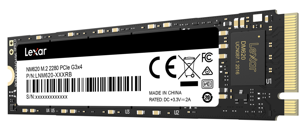  Ổ cứng LEXAR M.2 2280 NVME 256GB LNM620X256G-RNNING 