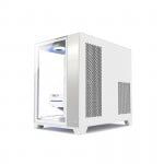  VỎ MÁY TÍNH VITRA CRYSTAL S1  WHITE (RAD360/SEAVIEW), bể cá, trắng , không fan 
